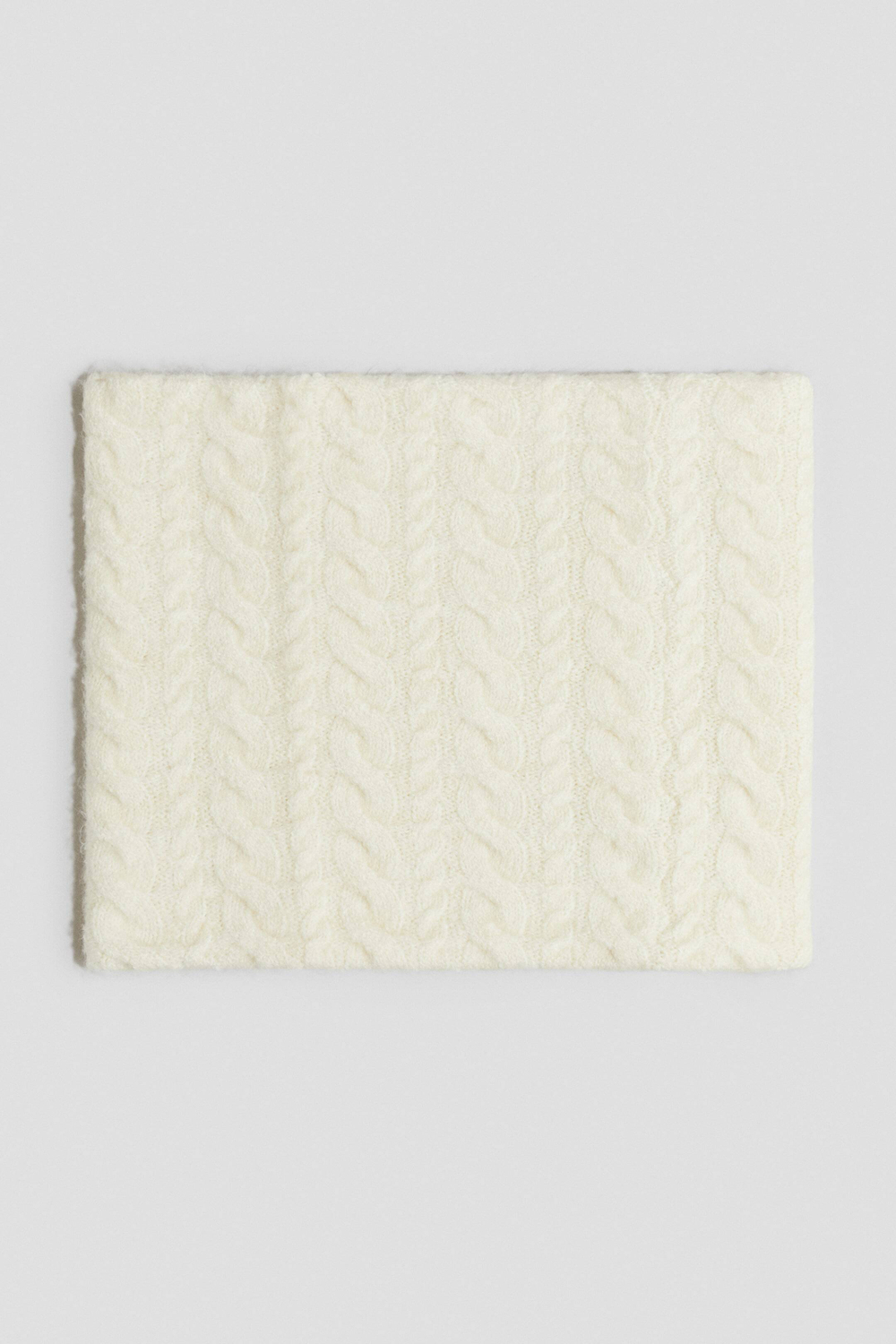 H&M Снуд плетеный, кремовый