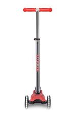 Самокат Maxi Micro Deluxe Glow Plus (светящийся) LED красное сияние