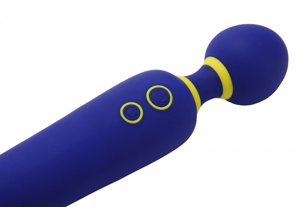 Синий вибратор-вонд 23см Romp Flip RPWDSG5