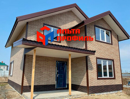 Фасадная панель Альта-профиль Ригель Немецкий 04 730*475*33мм