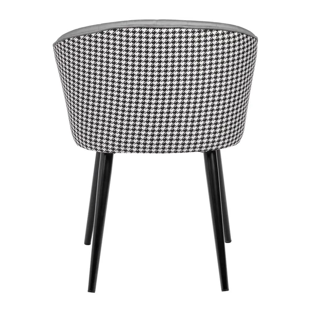 Стул Bradex Home Paola тёмно-серый с жаккардом