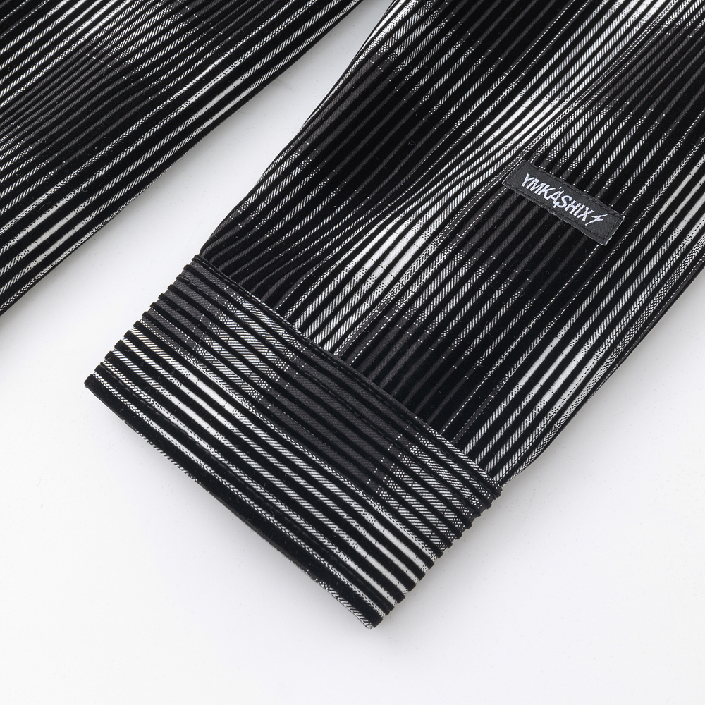 Рубашка Ymkashix Velvet Button Tartan