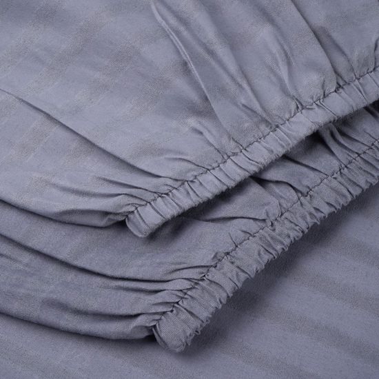 КПБ  Sigray stripe, Евро, 50х70, простыня 200х200х30 . DOMTEKC