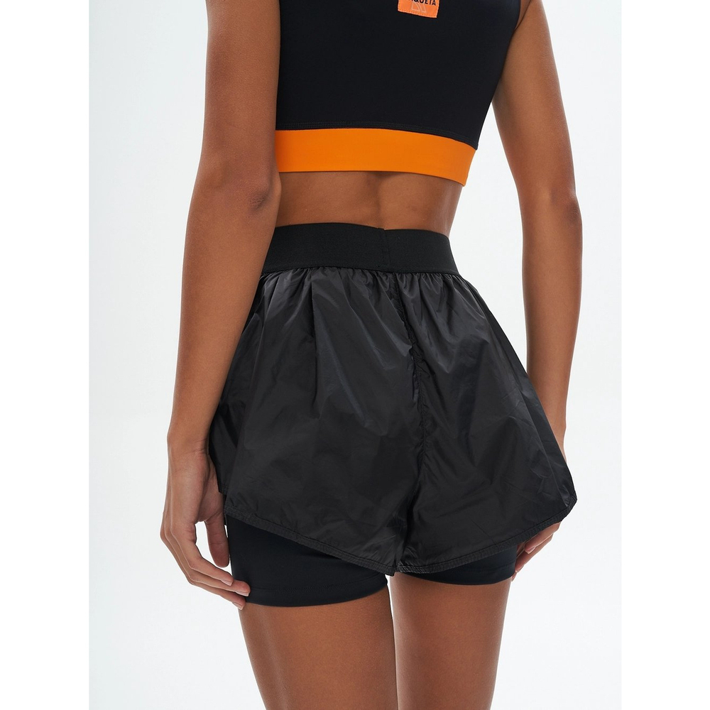 ОДЕЖДА ДЛЯ ТЕННИСА Женская, Шорты RAQUETA UKKO PAINTED BLACK .