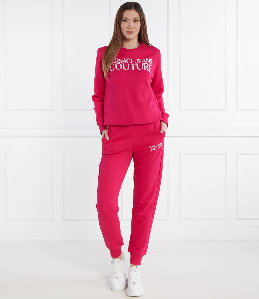 Спортивные штаны Versace Jeans Couture - малиновый(76HAAT01CF01T)