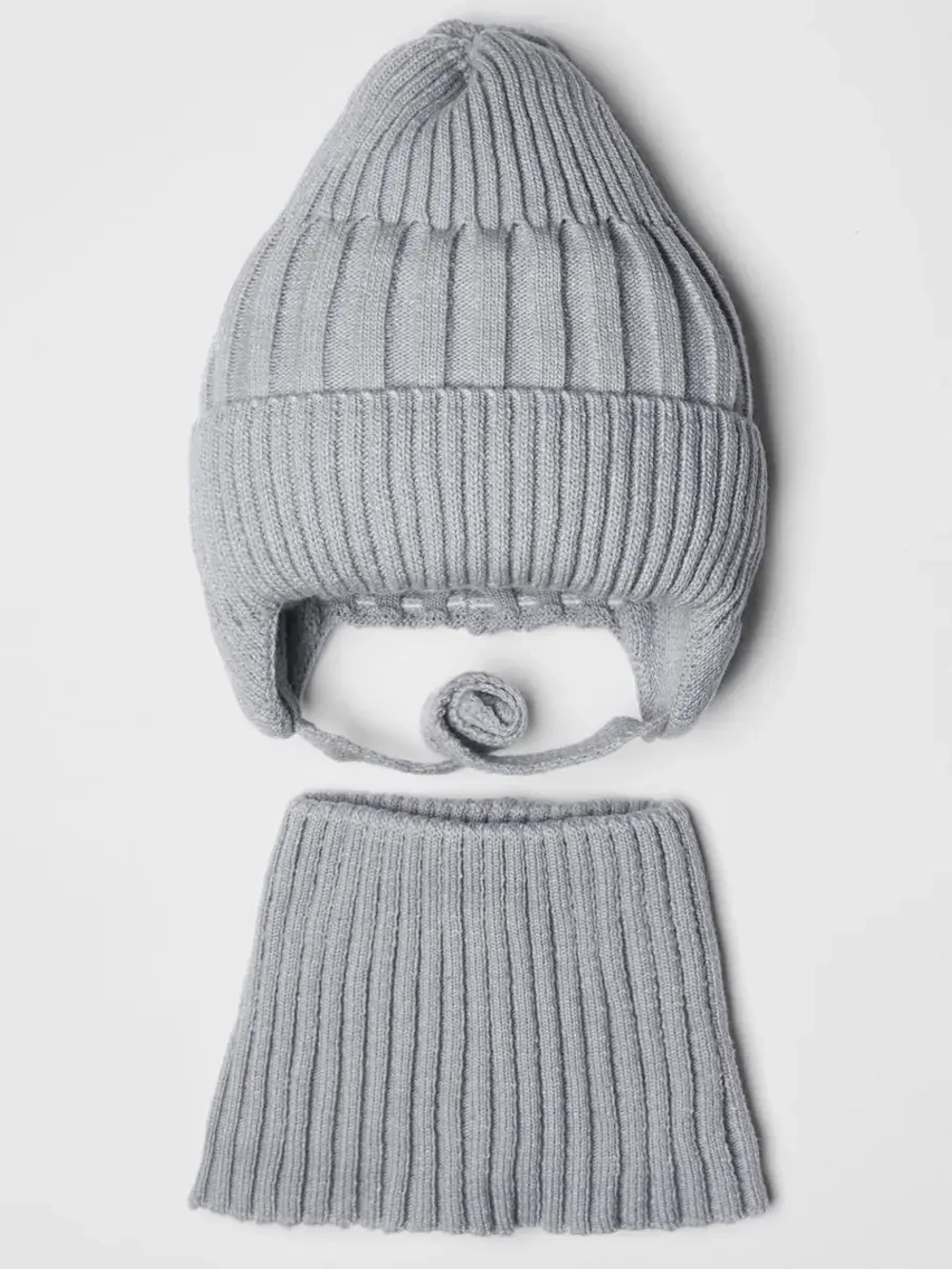 Шапка детская осенняя со снудом