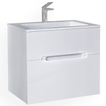 Тумба с раковиной Jorno Modul 80 см Mоl.01.77/P/W белая