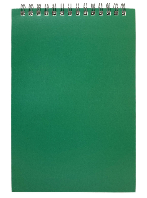 Блокнот А5 Workmate Для конференций, 60 листов, на гребне, зеленый