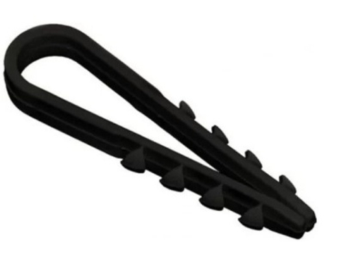 Дюбель-хомут ДХК-10 для круглого кабеля 5х10мм нейлон черный (100шт/уп) TDM