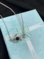 Тонкая цепочка с кулоном Я тебя люблю на 100 языках мира