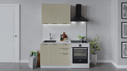 Кухонный гарнитур «Кимберли» длиной 100 см