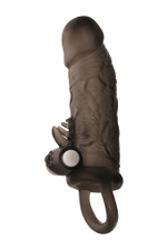 Насадка на пенис Toyfa XLover с вибрацией черная 14,5 см