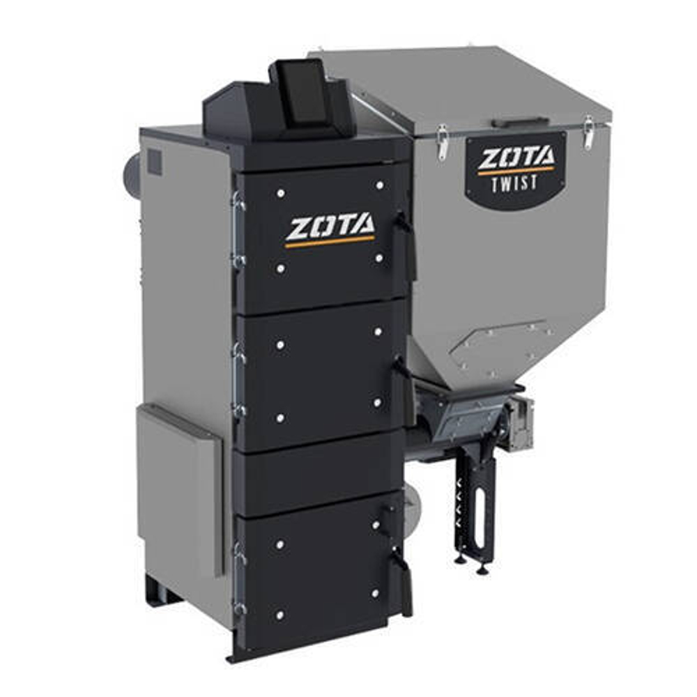 Котел пеллетный ZOTA Twist Plus - 50 кВт (с автоматической подачей топлива)