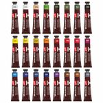 Краски масляные художественные BRAUBERG ART PREMIERE, 24 цв. по 22 мл, в тубах, 191460