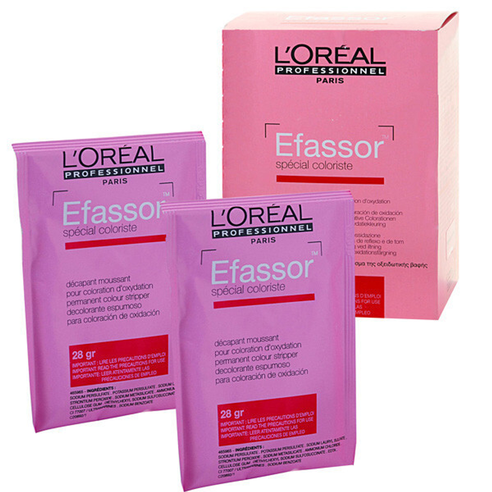 Пакетики с пудрой L’Oreal Professionnel Efassor 12 шт по 28 гр