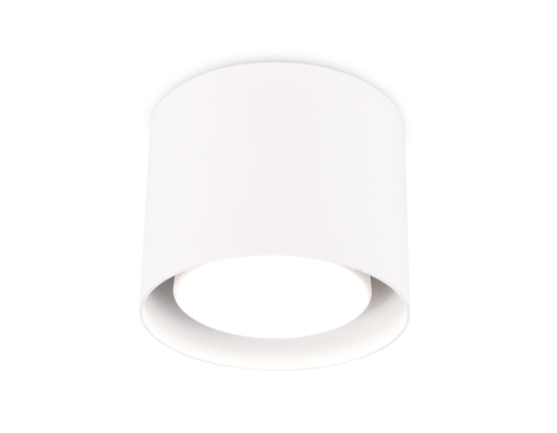 Точечный накладной светильник GX53 TN700 WH белый GX53 D100*80