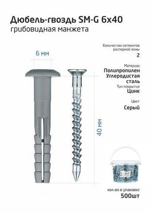 Дюбель-гвоздь