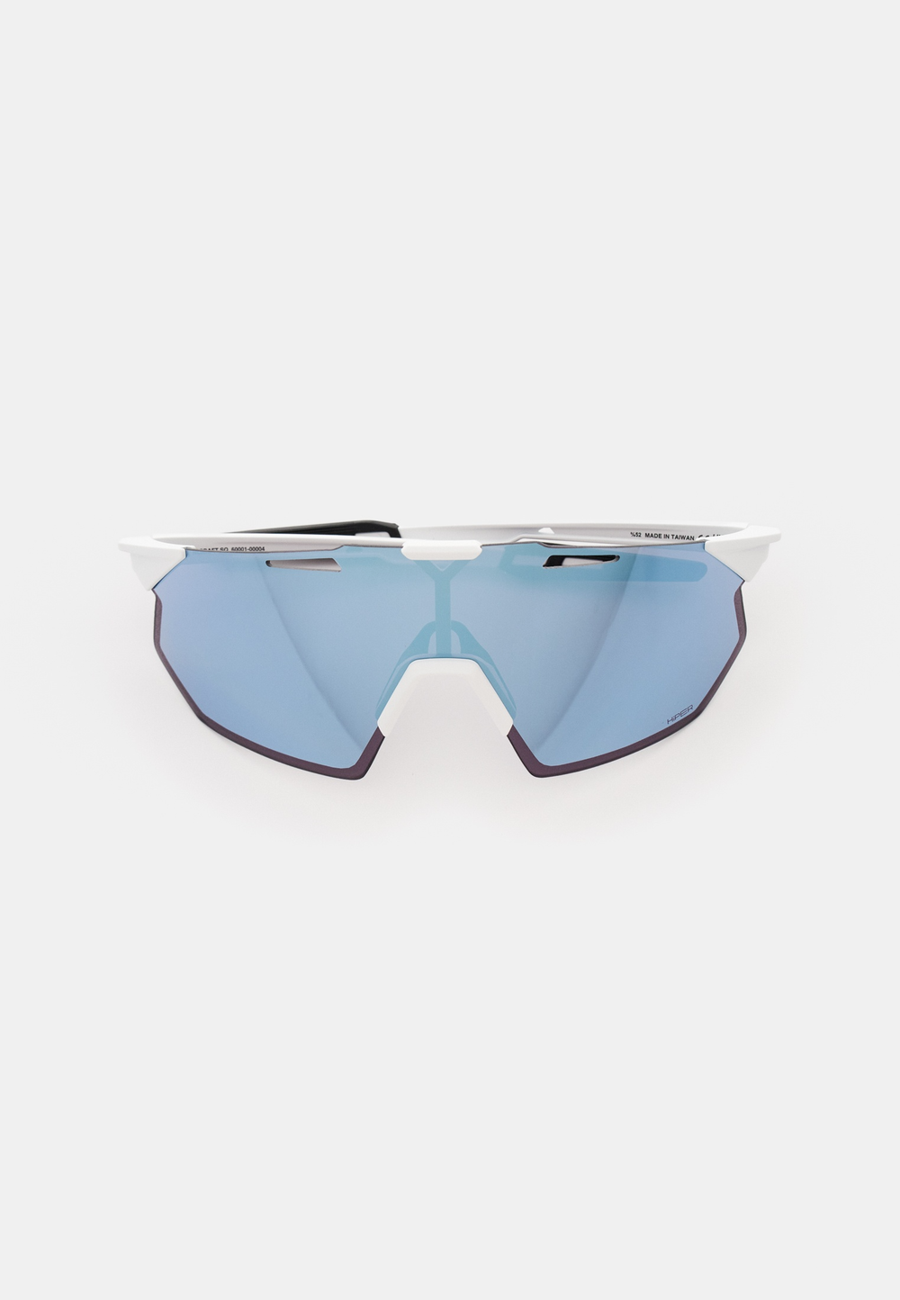 Спортивные очки 100% HYPERCRAFT SQ Soft Tact White - HiPER Blue Mirror Lens