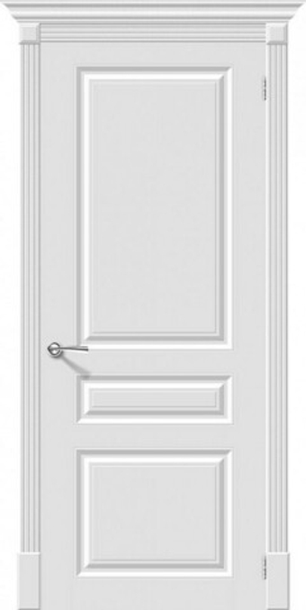 Двери межкомнатные эмалированные Скинни-14 Whitey