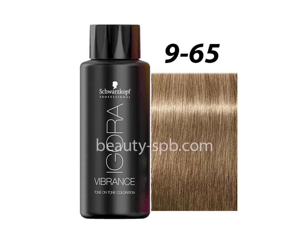 Schwarzkopf Professional IGORA VIBRANCE Демиперманентный краситель  9-65 Блондн шоколадный золотистый экстра 60мл