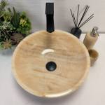 Каменная раковина из оникса Bowl Yellow Small TinLip BO-02930 (40*40*15cм) 140