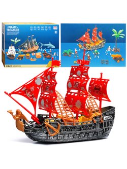 Игровой набор Корабль пирата Алые паруса (0807-65)