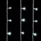 Светодиодный занавес 1*9 м., 220В., 900 холодных белых LED ламп, прозрачный ПВХ, Laitcom (PCL901BL-10-2W)