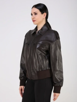 Кожаная куртка демисезонная