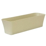 Балконный ящик РОТАНГ 600 белый ротанг 0,16,575х0,18м