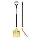 Лопата Центроинструмент "КЛОНДАЙК золотая", штыковая, 2218-ч, черенок в комплекте