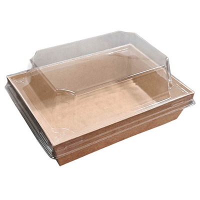 Контейнер бумажный Ant Box Kraft с крышкой 400 мл 9- 12 (85x120x68) 1/600