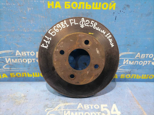 Диск тормозной передний NISSAN MARCH 1997-2002