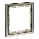 Рамка металлическая на 1 пост, S70 Metal (никель)