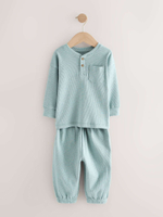 Пижама для мальчика Next AJ8-034, 3 шт., Серый, Хаки, Голубой