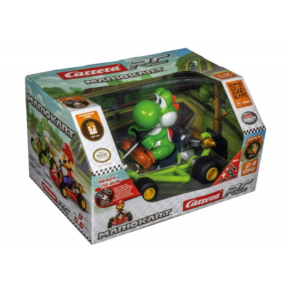 Carrera RC - Марио Карт Pipe Kart, Йоши 2,4 ГГц 1:18 200988