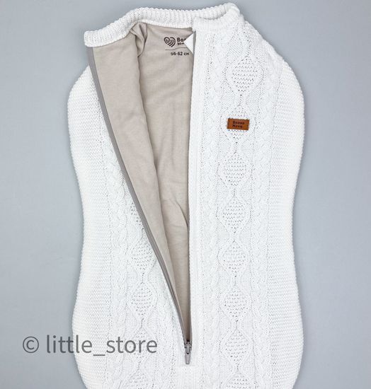 Кокон вязаный "Basic" Молочный