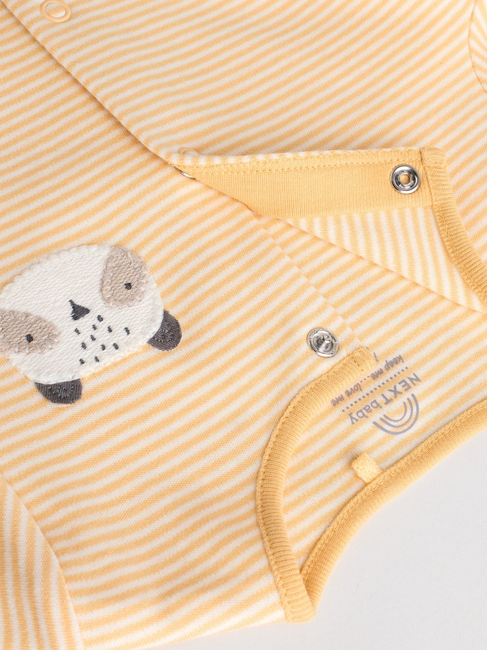 Комбинезон / Cлип для малышей Next AW3-274, 3 шт., Бежевый, Молочный