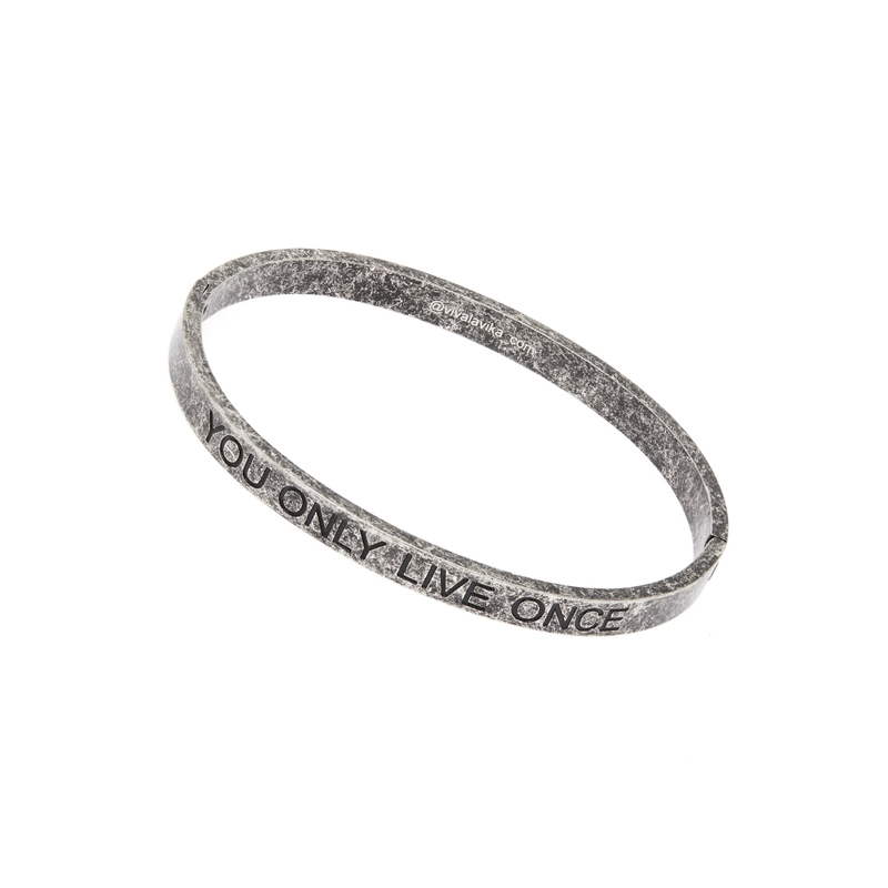 Браслет винтажный Ты живешь только однажды