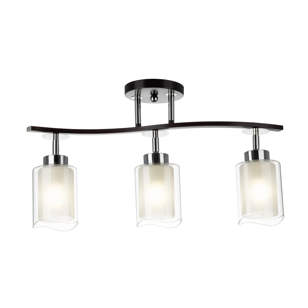 Citilux Фортуна CL156132 Люстра с поворотными плафонами Венге Хром