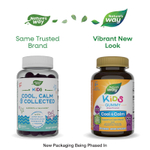 Nature's Way, Cool & Calm, жевательная таблетка для детей, от 8 лет, со вкусом винограда, 40 жевательных таблеток