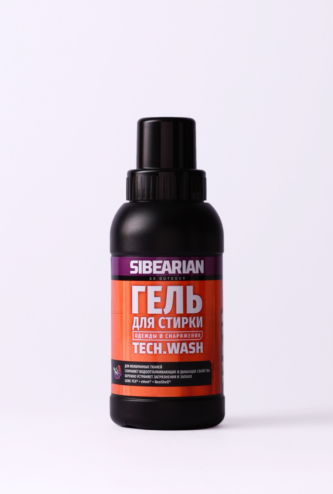 SIBEARIAN TECH WASH Гель для стирки мембранных и технологичных тканей 250 мл
