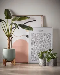 Набор из 2-х квадратных кашпо Bransc