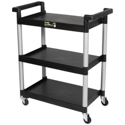 OPT-809D Тележка пластиковая, 3 полки