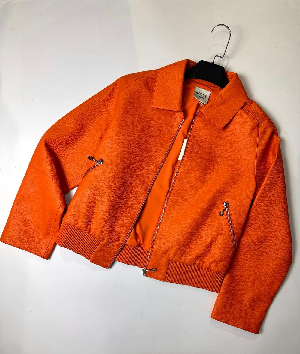 Кожаная куртка Hermes