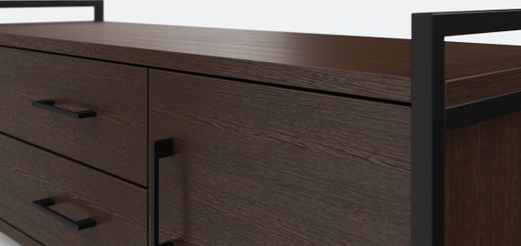 Тумба ТВ 2Я1Д венге