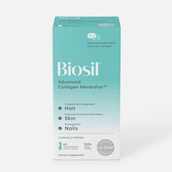 BIOSIL    АКТИВАТОР КОЛЛАГЕНА ХОЛИН, КРЕМНИЙ В ЖИДКИХ КАПСУЛАХ    Collagen Generator Liquid Capsules 60 Caps