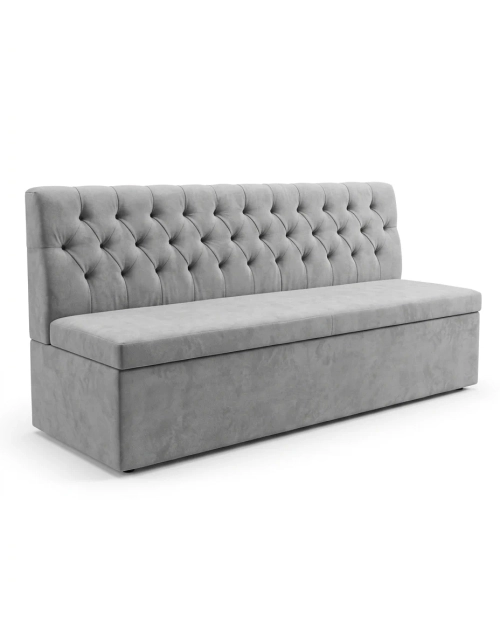 Скамья прямая Орегон (серая)