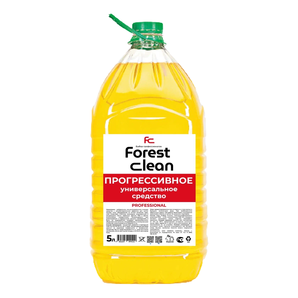 Универсальное моющее средство "Прогресс" 5л Forest clean 1844