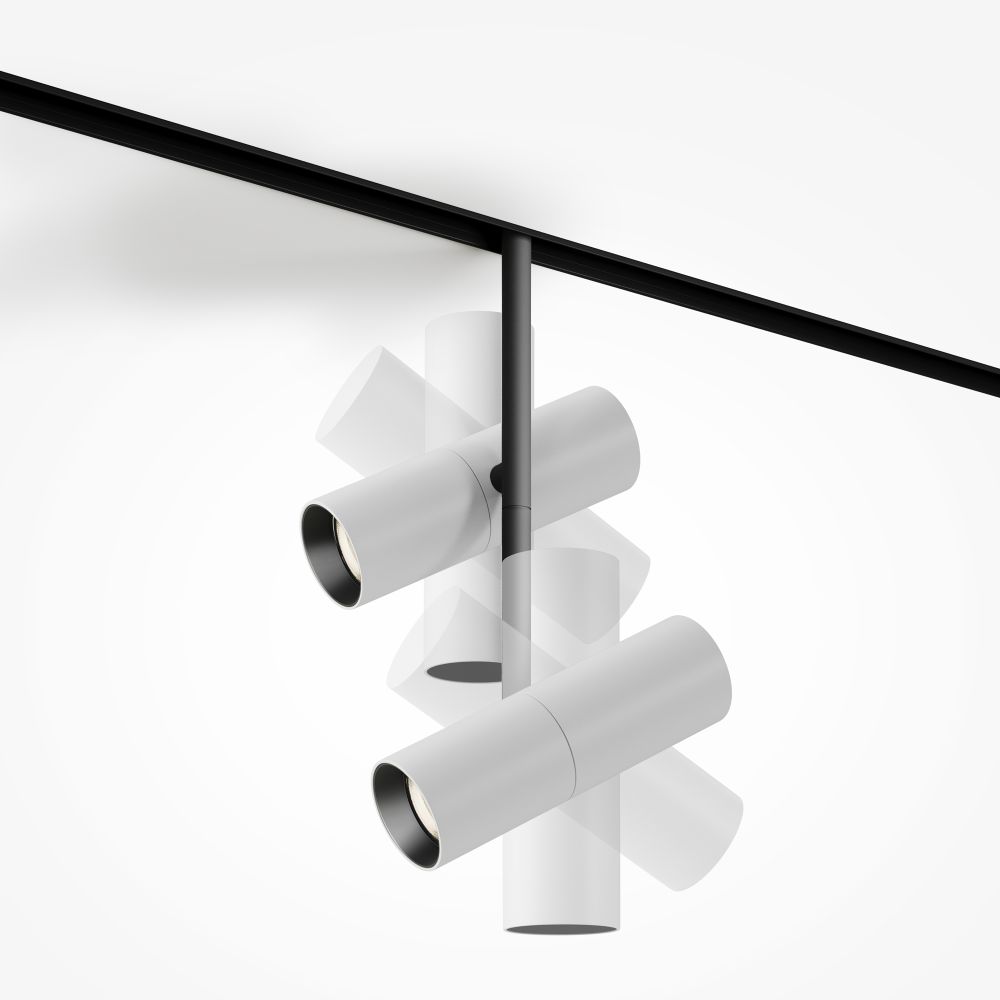 Трековый светильник светодиодный Maytoni Exility   TR005-2-2X12W4K-BW