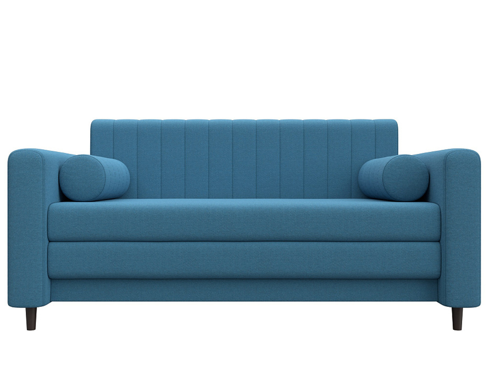 Диван прямой Лига-070 РОГОЖКА Амур 10 голубой